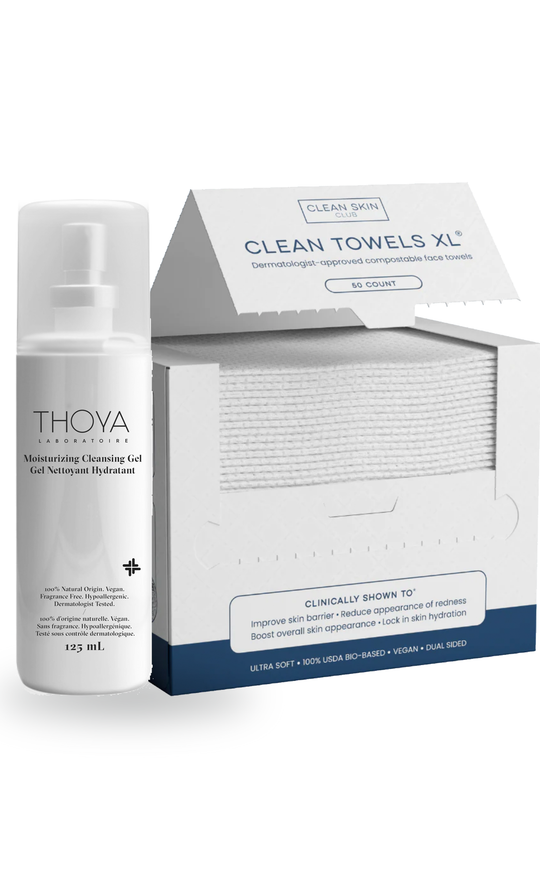 Gel Nettoyant Doux - antioxydants et extrait de sureau et lingettes dermatologiquement testées
