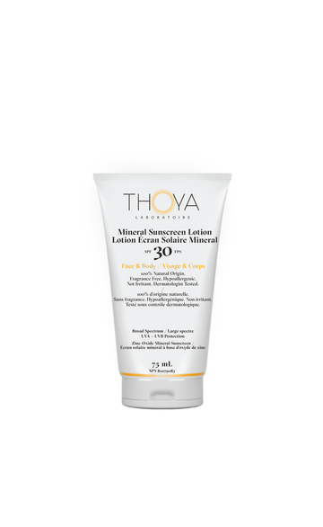 Thoya All Natural Mineral Sunscreen - Zinc Oxide UV Filter - Best natural sun care - Hypoallergernic - Dermatologist tested - Fragrance free